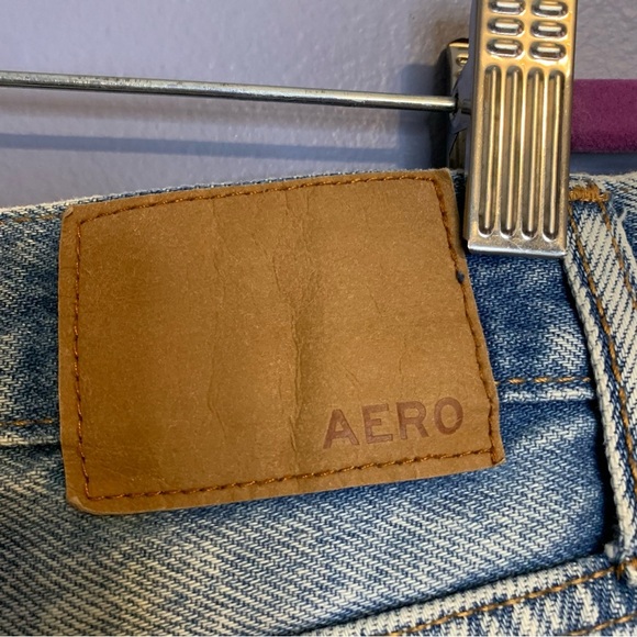 Aeropostale Distressed Denim Shorts - Size 6 - Picture 3 of 6